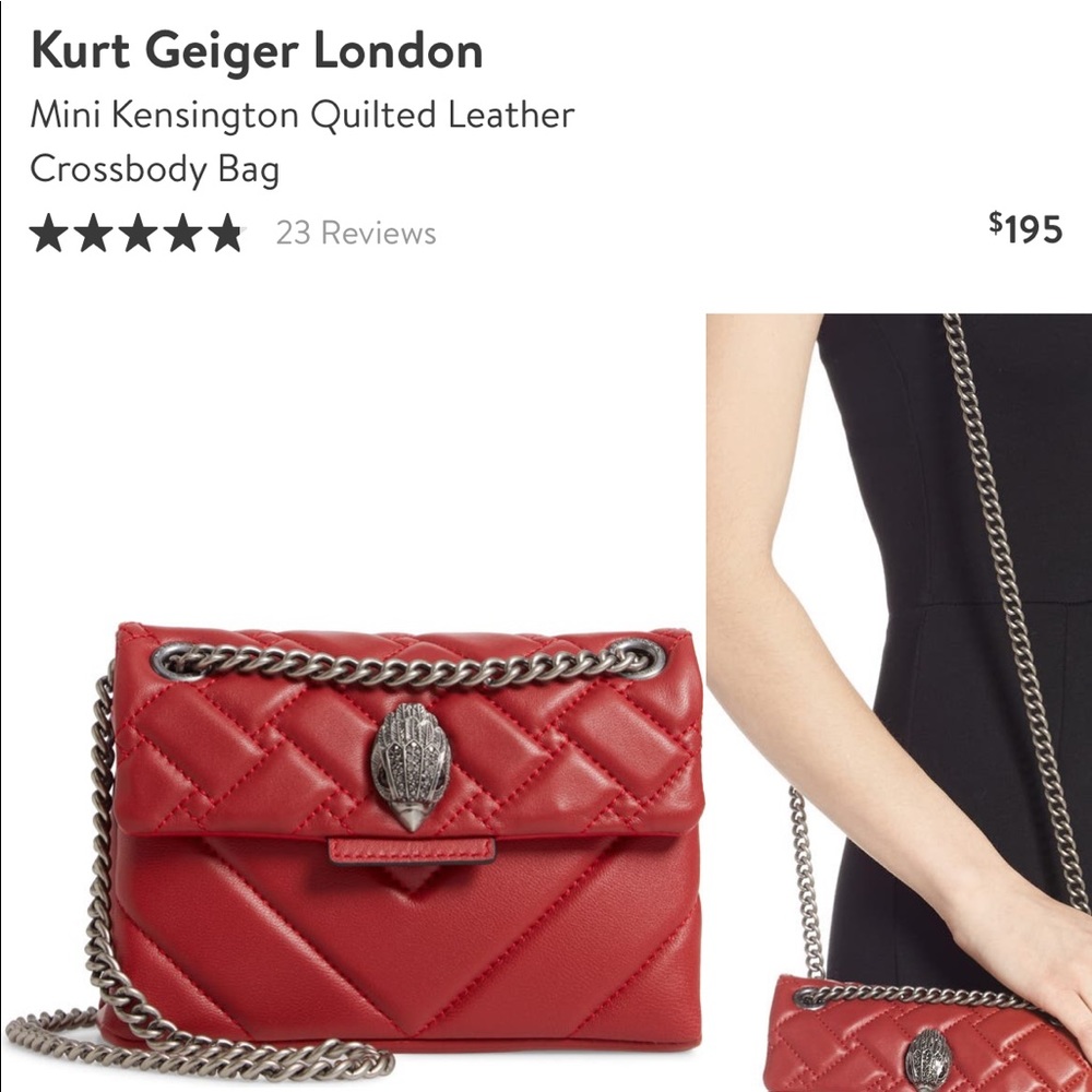 Kurt Greiger London Mini Kensington Red